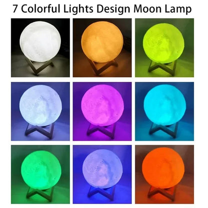 LED Moon Night Light